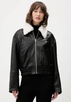 HUGO geaca de piele Limaos imagine