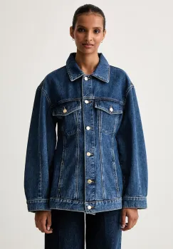 HUGO geaca de tranzitie pentru femei din denim HUGO ICON_3 imagine