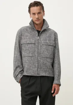 HUGO geaca din amestec de lana imagine