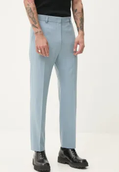 HUGO pantaloni de lana imagine
