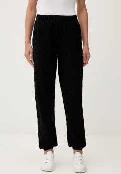 HUGO pantaloni de loungewear pentru femei cu bumbac FLOKKY_PANT imagine