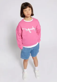 HUGO pantaloni scurti din denim pentru copii imagine