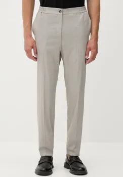 HUGO pantaloni slim fit pentru barbati, cu amestec de lana Gos233F1X imagine