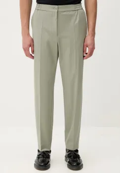 HUGO pantaloni slim fit pentru barbati, cu lana Gos233F1X imagine