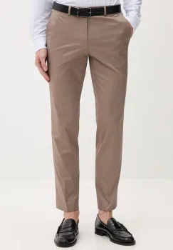 HUGO pantaloni slim fit pentru barbati, din bumbac cu elastan Hesten253X imagine