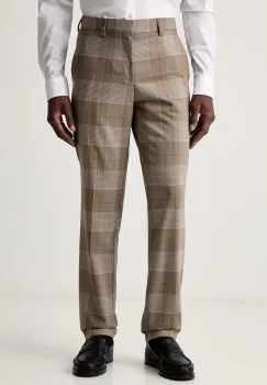 HUGO pantaloni slim fit pentru barbati din lana Hogan263X imagine