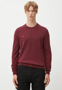 HUGO pulover de bumbac San Cassius-C1 imagine