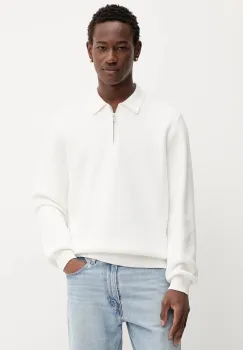 HUGO pulover de bumbac San Pauley-C imagine