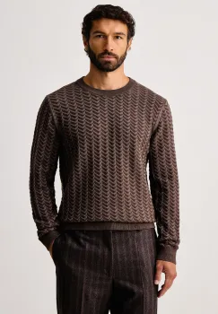 HUGO  pulover pentru barbati din bumbac Simond imagine