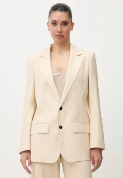 HUGO sacou de costum pentru femei, din amestec de in Anetali imagine