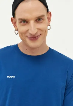 HUGO tricou barbati bumbac Dero222 imagine