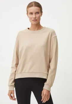 Hummel bluza femei, culoarea bej, neted, 225606 imagine