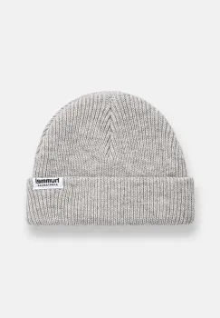 Hummel caciula culoarea gri, din tricot gros, 226071 imagine