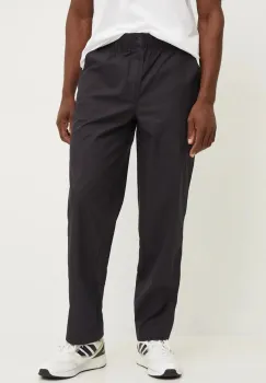 Hummel pantaloni de bumbac culoarea negru, drept, 226042 imagine