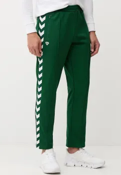 Hummel pantaloni de trening culoarea bleumarin, cu imprimeu, 225252 imagine