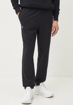 Hummel pantaloni de trening culoarea negru, neted, 229312 imagine