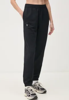Hummel pantaloni de trening culoarea negru, neted, 229315 imagine