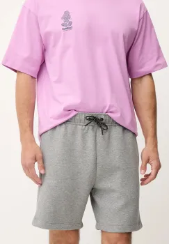 Hummel pantaloni scurti culoarea gri, 227642 imagine