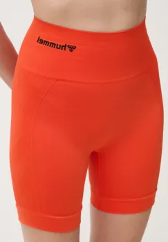 Hummel pantaloni scurti de antrenament Tif culoarea negru, uni, high waist, 214151 imagine