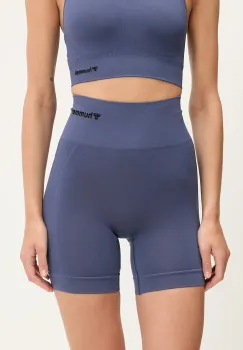 Hummel pantaloni scurti de antrenament Tif culoarea negru, uni, high waist, 214151 imagine