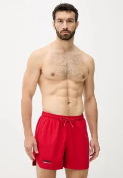 Hummel pantaloni scurti de baie hmlNED SWIM SHORTS culoarea rosu, 227641 imagine