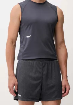 Hummel pantaloni scurti sport culoarea gri, 230359 imagine