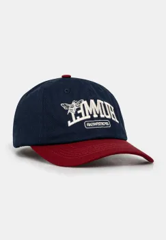 Hummel sapca de baseball din bumbac culoarea bleumarin, cu imprimeu, 226045 imagine