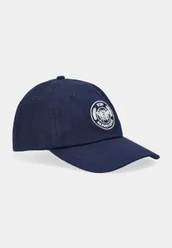 Hummel sapca de baseball din bumbac culoarea bleumarin, cu imprimeu, 227578 imagine