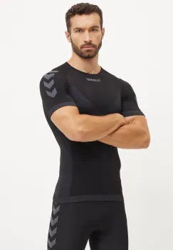 Hummel tricou de antrenament culoarea negru, cu imprimeu, 202636 imagine