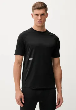 Hummel tricou de antrenament culoarea negru, cu imprimeu, 229885 imagine