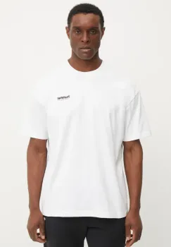 Hummel tricou din bumbac barbati, culoarea alb, cu imprimeu, 226078 imagine