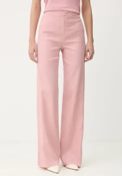 iBlues pantaloni drepti pentru femei, din amestec de in CANALE imagine