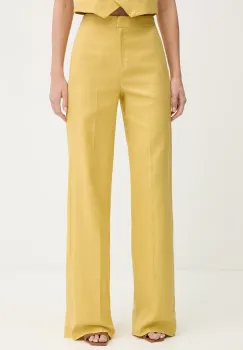 iBlues pantaloni straight pentru femei, cu amestec de in CANALE imagine