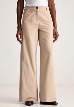 iBlues  pantaloni straight pentru femei din bumbac cu elastan IBLVAMPATA imagine