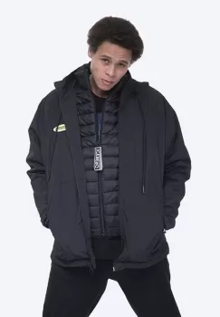 Iceberg geaca barbati, culoarea negru, de iarna imagine