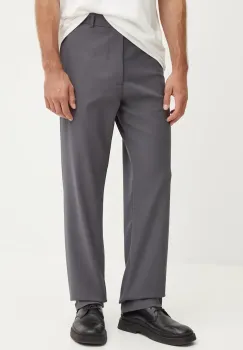 Iceberg pantaloni barbati, culoarea gri, drept, B140 0164 imagine