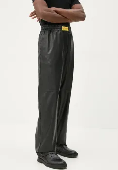 Iceberg pantaloni barbati, culoarea negru, drept, B040 2803 imagine