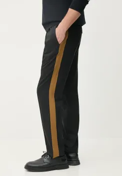 Iceberg pantaloni barbati, culoarea negru, mulata, B100 5222 imagine