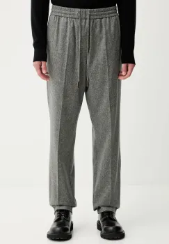 Iceberg pantaloni de lana barbati, culoarea gri, drepti B080 3080 imagine