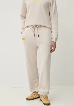 Iceberg pantaloni de trening culoarea bej, neted, B030 6317 imagine