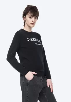 Iceberg pulover de casmir culoarea negru, light imagine