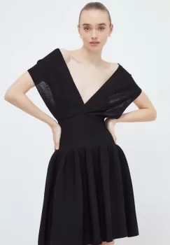 Iceberg rochie culoarea negru, mini, evazati imagine