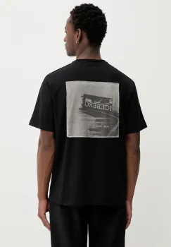 Iceberg tricou culoarea negru, cu imprimeu, F024 6318 imagine