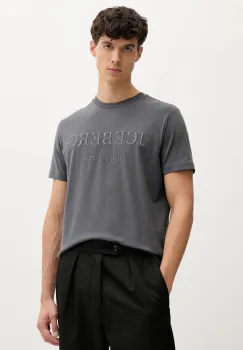 Iceberg tricou din bumbac culoarea alb, cu imprimeu, F014 6327 imagine