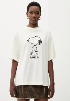 Iceberg tricou din bumbac culoarea bej, F5B2 6325 imagine