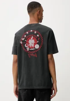 Iceberg tricou din bumbac culoarea gri, cu imprimeu, F026 6335 imagine