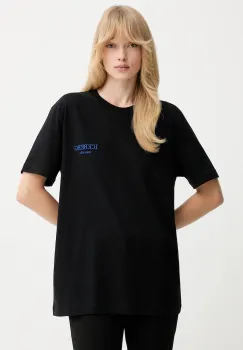 Iceberg tricou din bumbac culoarea negru imagine