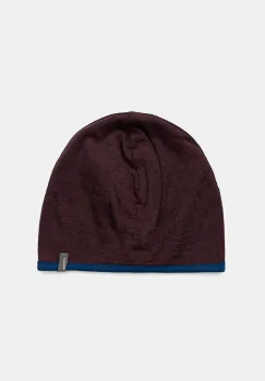 Icebreaker caciula reversibila din lana 200 Oasis culoarea bordo, IBIBM2000H31 imagine