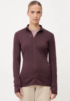 Icebreaker hanorac Merino 260 Quantum culoarea violet, uni, IBBA56XQ0GW1 imagine