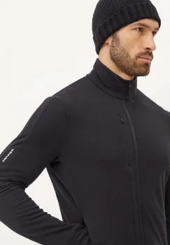 Icebreaker hanorac Merino 260 Quantum IV culoarea negru, melanj, IBBA56W10011 imagine